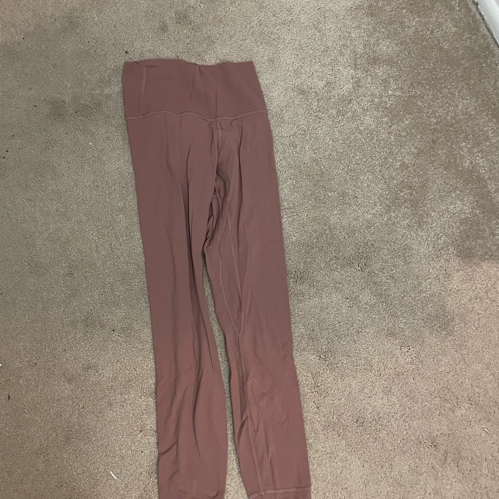 Spiced chai align leggings size 4 lululemon